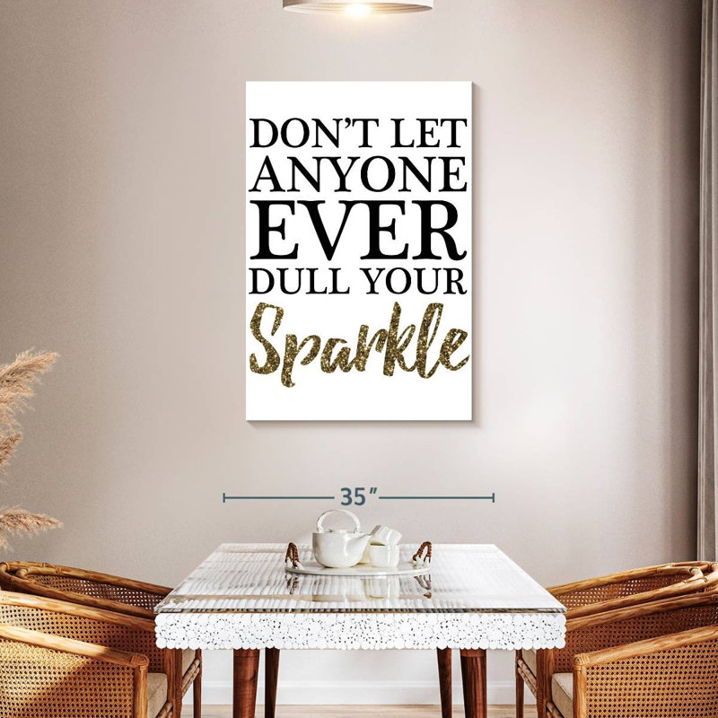 Tergel Your Sparkle, 45" H x 30" W