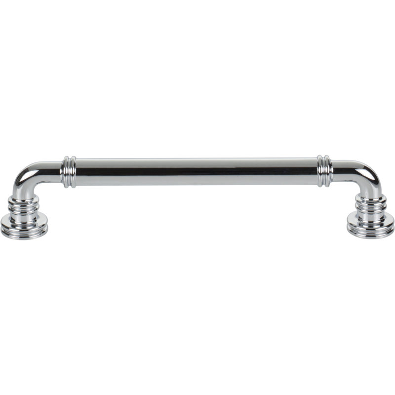 Cranford Bar Pull, 6 5/16" Center to Center, Polished Chrome