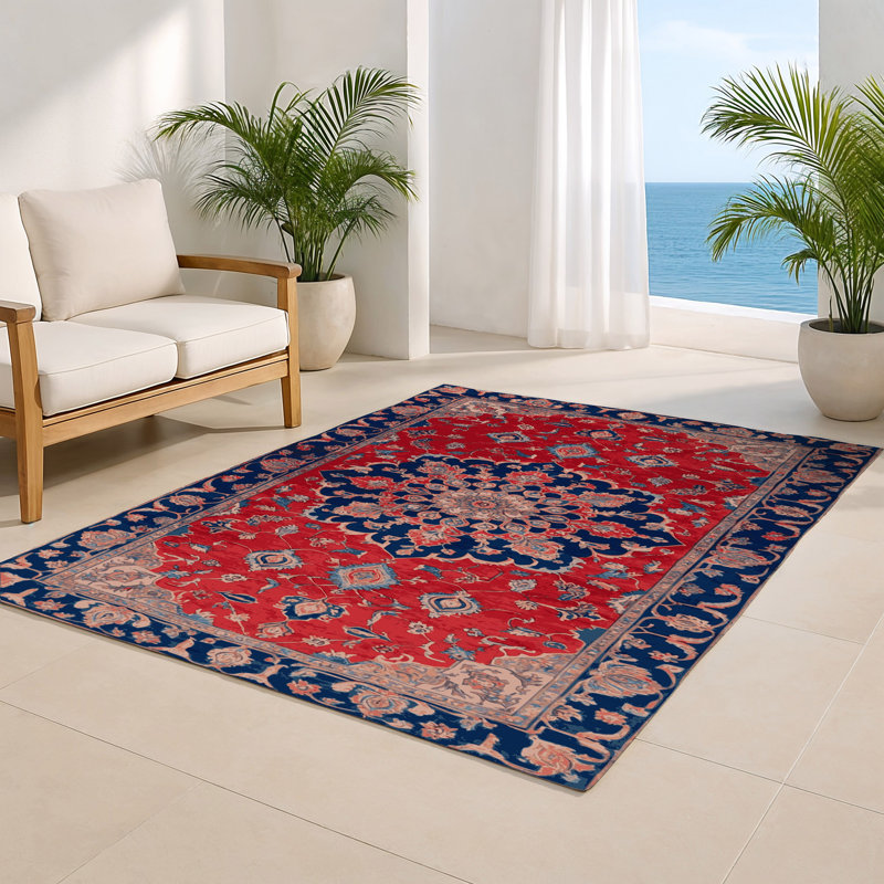 Tapis d'intérieur et d'extérieur Tabriz, Rectangulaire 8 pi x 10 pi