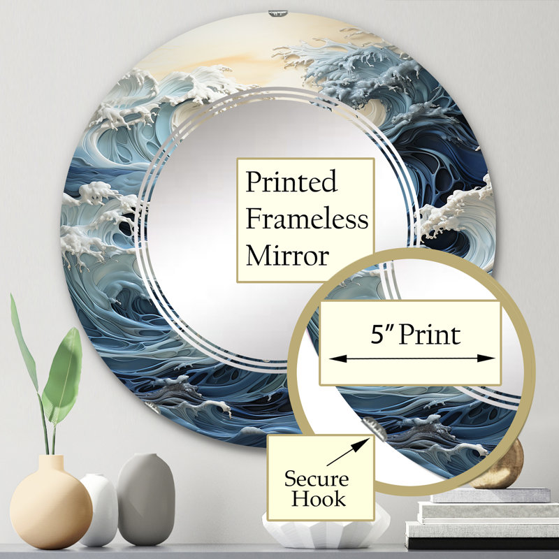 Miroir Gasparilla, 24 po x 24 po