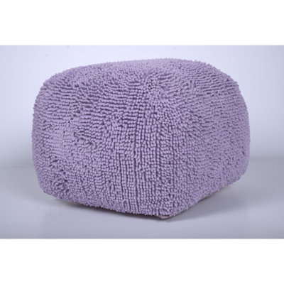 Spongy Microfiber Square Pouf