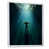 White Floater Framed