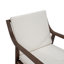 Chaises de salle à manger de confort de patio, fauteuils modernes en bois d'acacia