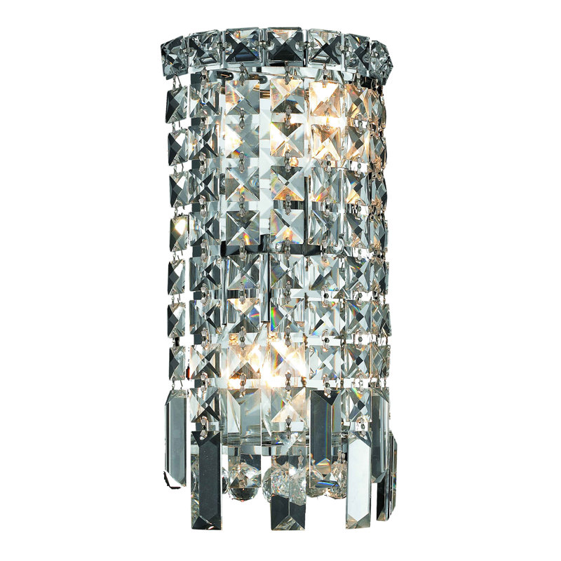 Applique murale encastrée 2 lumières Isadora, H 13 po x l 6 po, Coupe royale