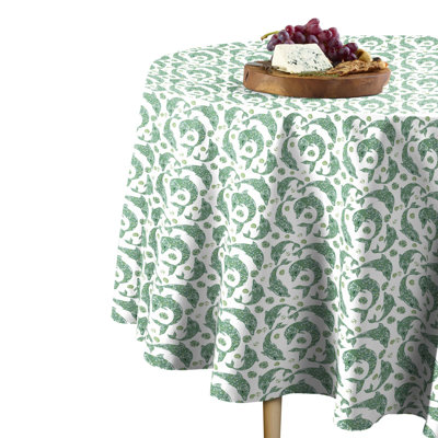 Coreen Geometric Round Tablecloth