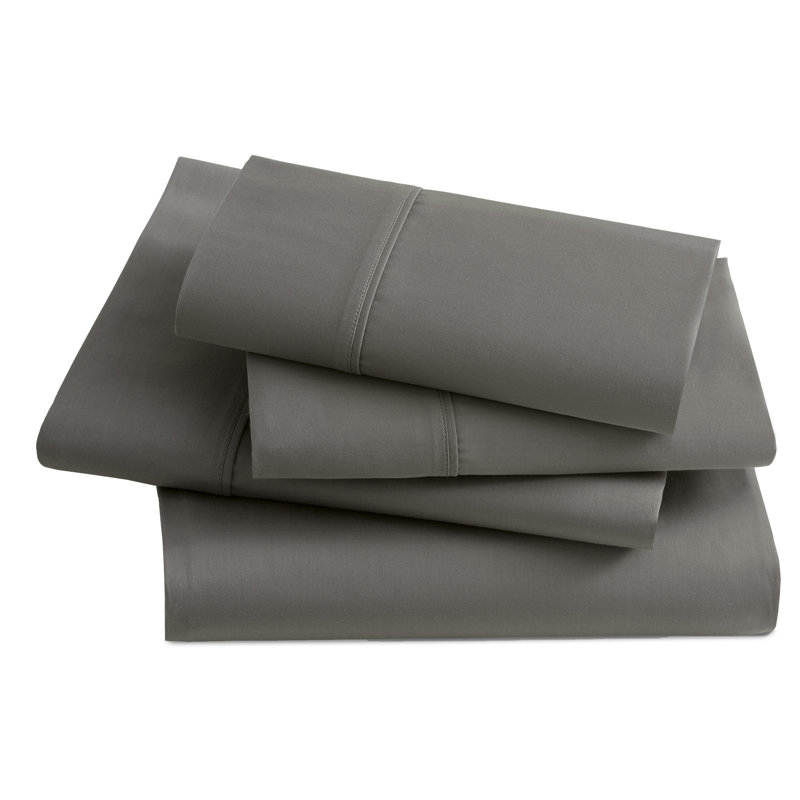 Sateen Sheet Set, Full, Titanium
