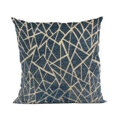 Plutus Shattered Prism Geometric Luxury Throw Pillow