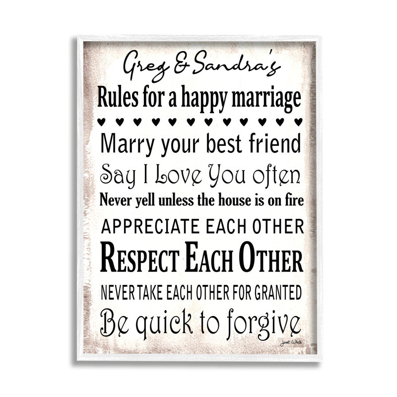 Art mural personnalisé rustique, mariage heureux cmw-111, H 14 po x l 11 po, Giclée encadrée noir minuit, Oui