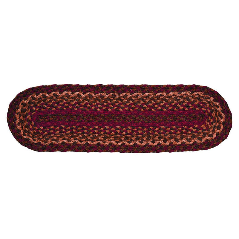 Tapis Chalres, Brun / Rouge / Vert, L 28 po x P 8 po