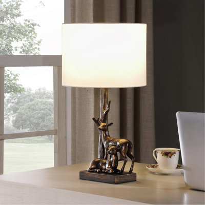 Lampe de table en polyrésine 19,75 po Capreolus