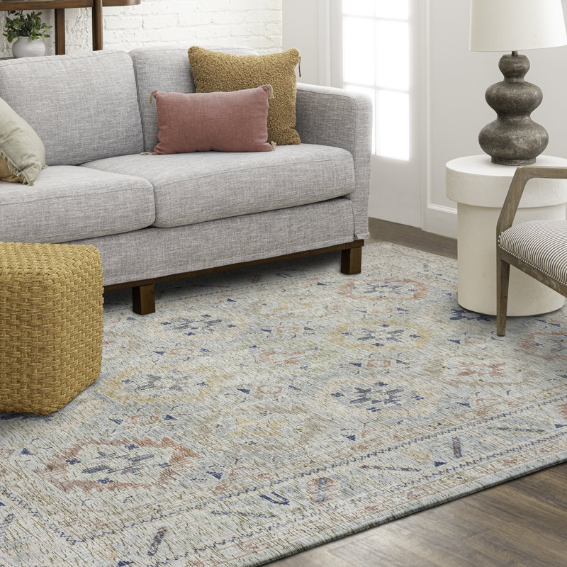 Karastan Zula 5' x 8' Multicolor Wool and Synthetic Rug