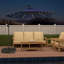 Aya-Rose 114.96'' Lighted Cantilever Umbrella-272200960