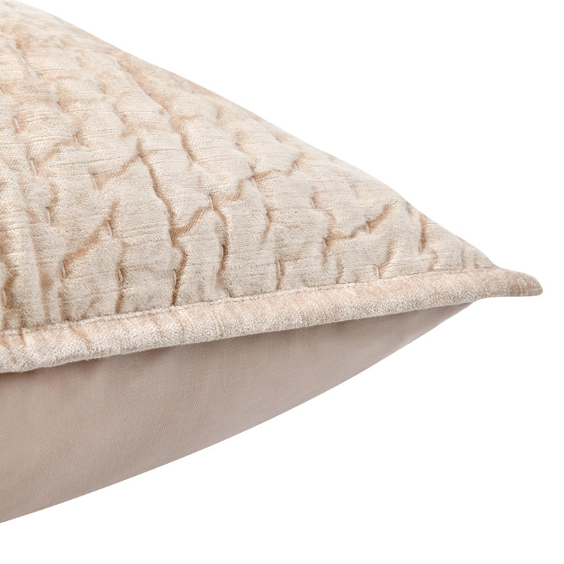 Lucio Polyester Sham, Standard, Pink