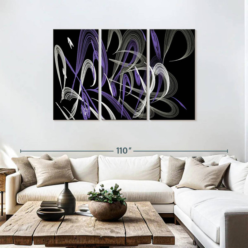 Avery Heart Strings Horizontal, 48" H x 74" W