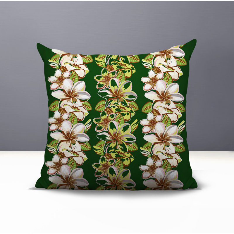 Coussin Koo, Vert, Carré 15 po