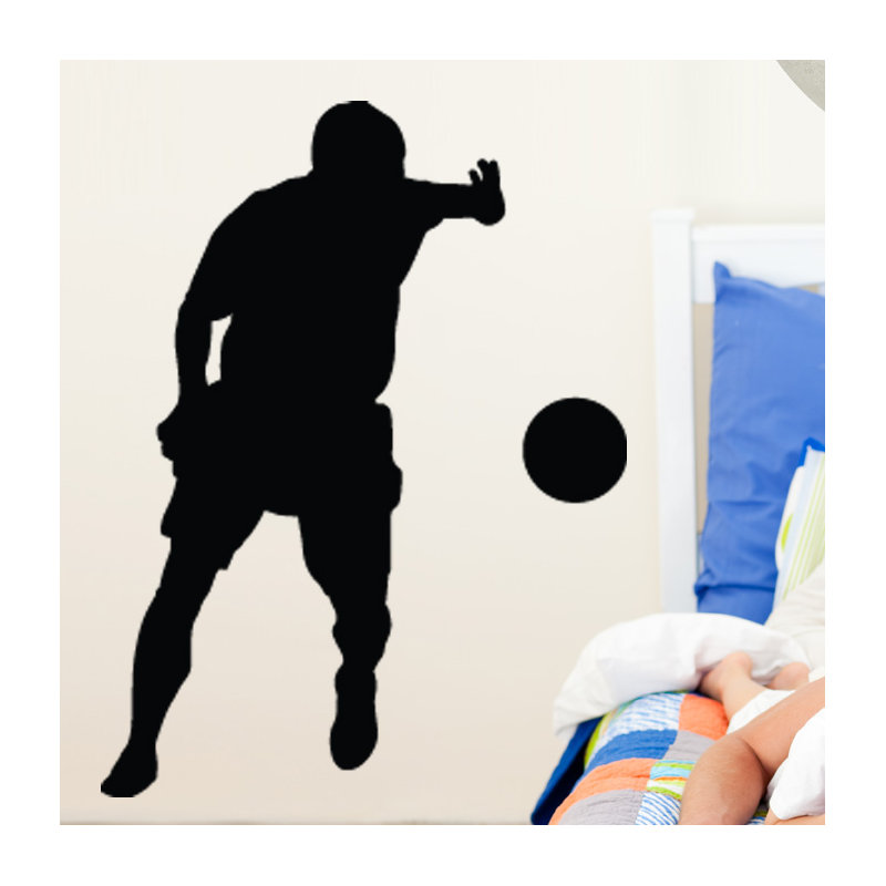 Adhésif décoratif soccer II, H 24 po x l 14 po