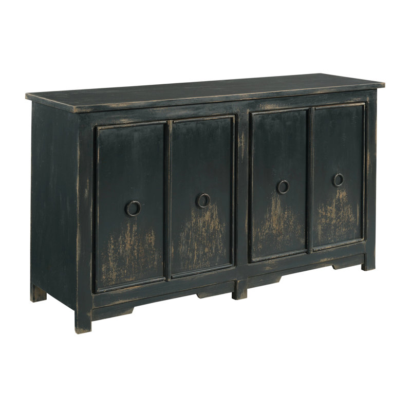 Console en bois massif Sibylla