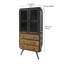 Buffet décoratif vintage avec porte en verre Accent