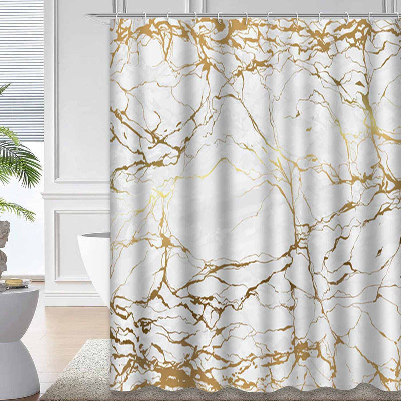 Rideau de douche Marble, L 72 po x l 84 po