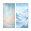Blue Clouds Scenery Minimalisme - ensemble de 2 décorations murales nuages-2102650570-2102650569