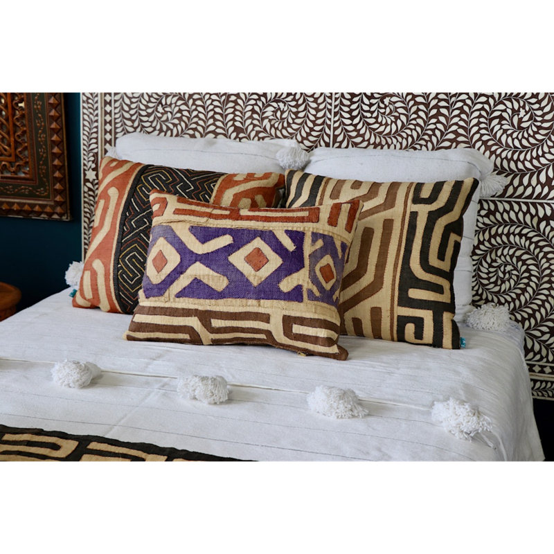 Housse de coussin carré en similicuir