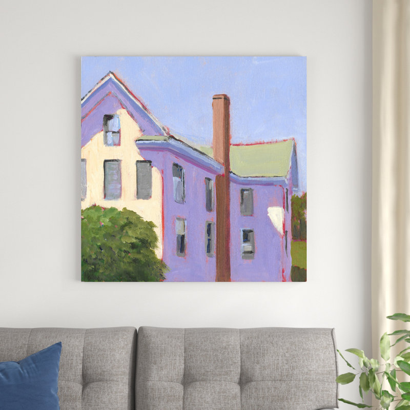 " Bucolic Structure IV " by Carol Young Painting Print, 36" H x 36" W
