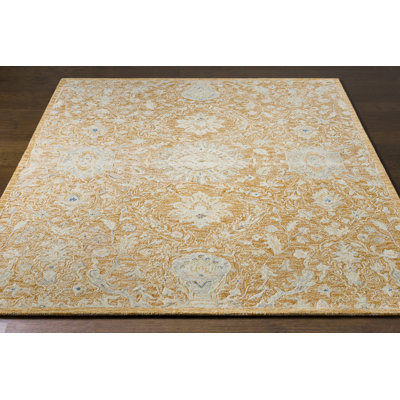 Oriental Handmade Tufted Wool Coral Area Rug
