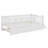 Wood Platform Bed With Guardrail And Trundle-1764027382