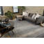 Tapis abstrait gris / bleu / crème Smoak-2087084804