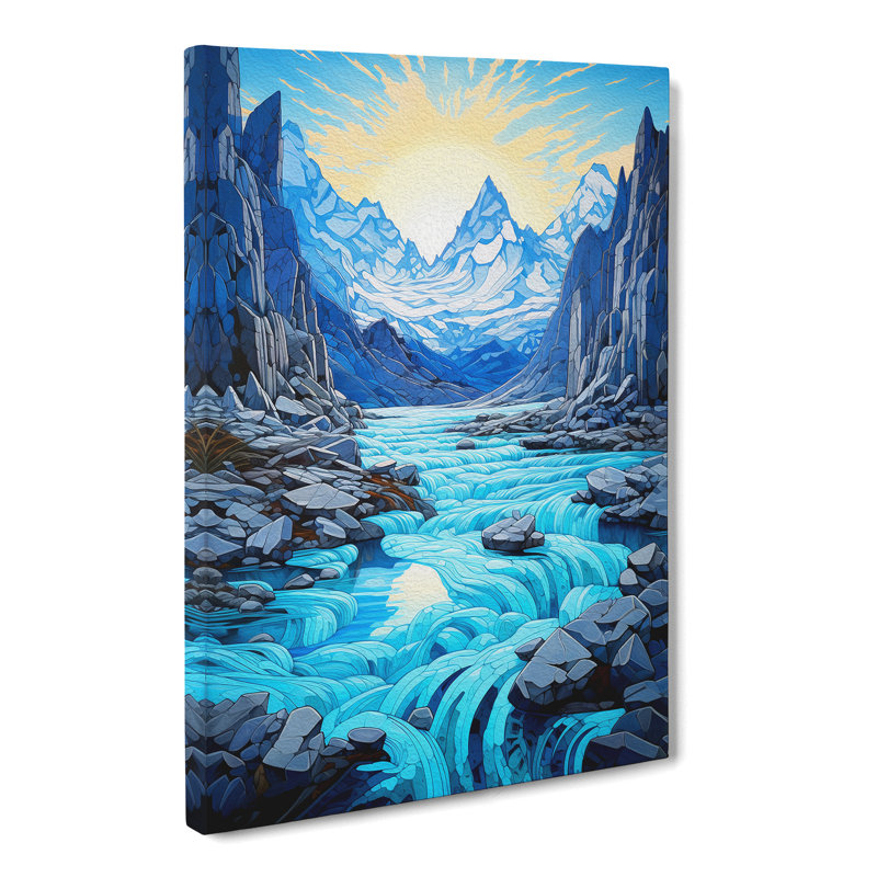 Glacier Baroque - Print, 50cm H x 35cm W x 3cm D