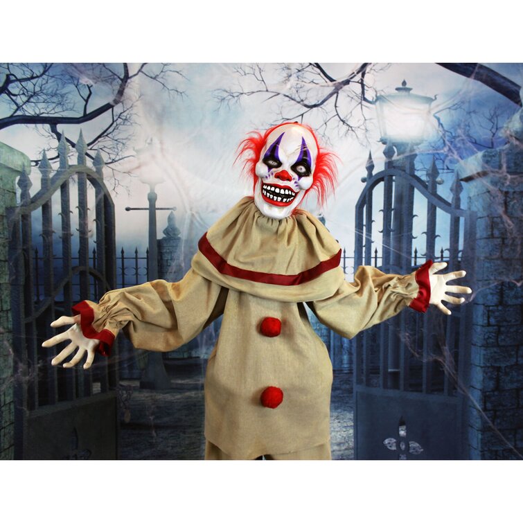 life size clown garden statue