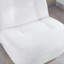 Fauteuil d'appoint pivotant en velours avec base en acier inoxydable à finition dorée Modern
