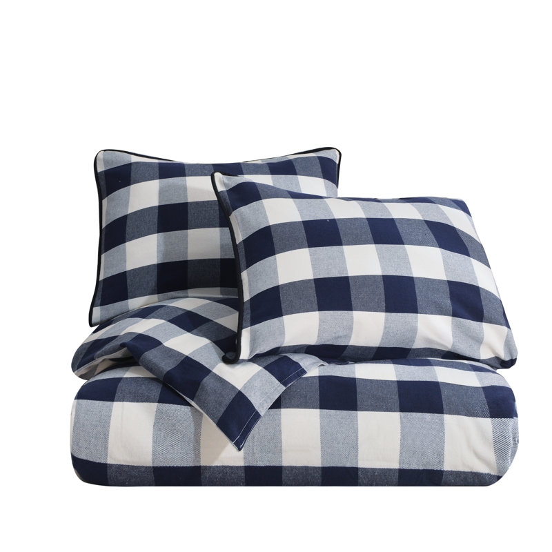 Ensemble de housse de couette Camille, Noir, Housse de couette très grand et 2 taies