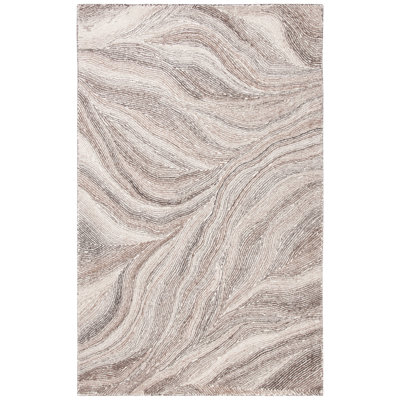 Tapis en laine et coton touffetés à la main Rackley