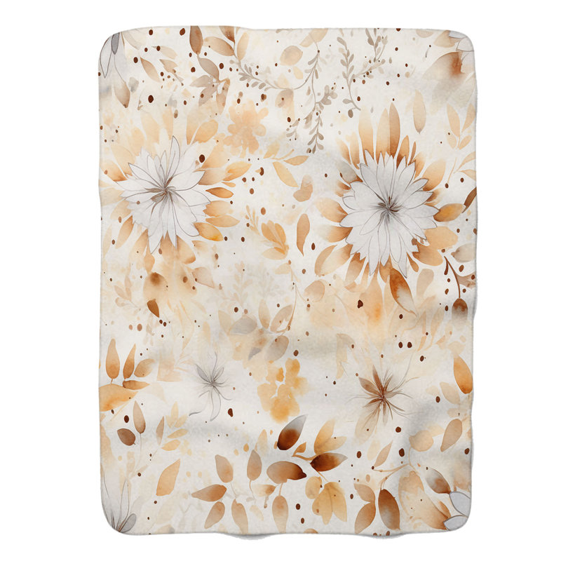 Neutral Vibes - Couverture Sherpa de qualité supérieure 1 pièce, Lit simple