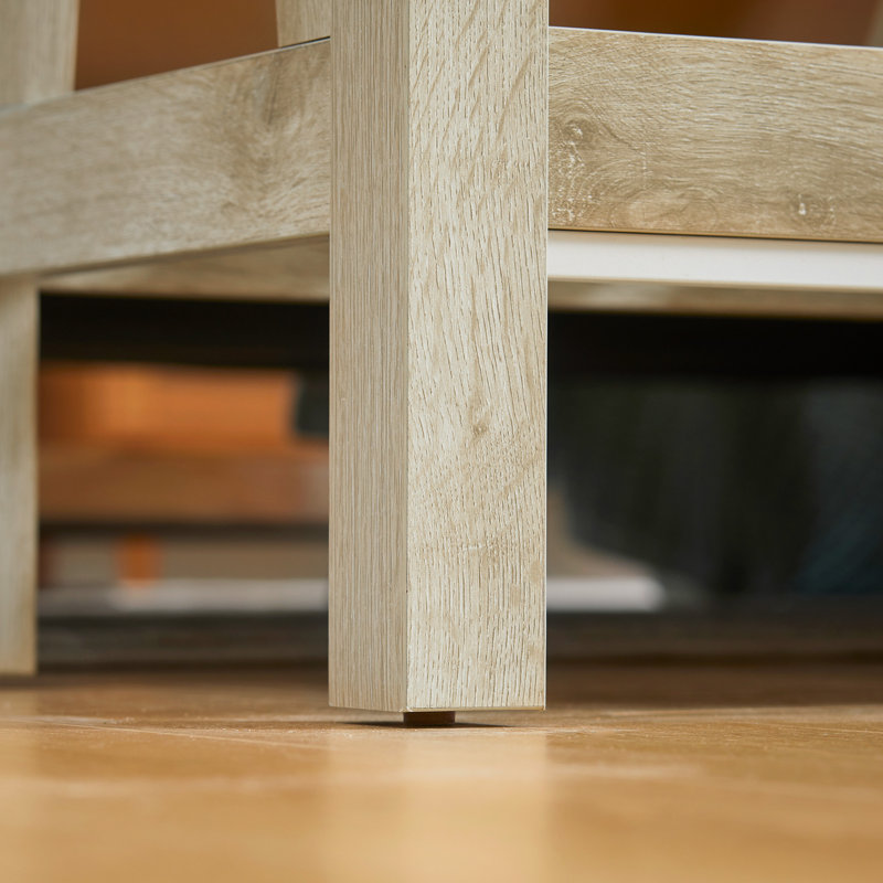 52.06'' Console Table, Oak, Grey