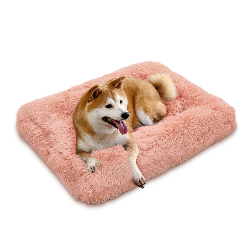 Coussin de siège pour animal de compagnie, Rose, Grand (H 5 po x l 39 po x P 29 po)
