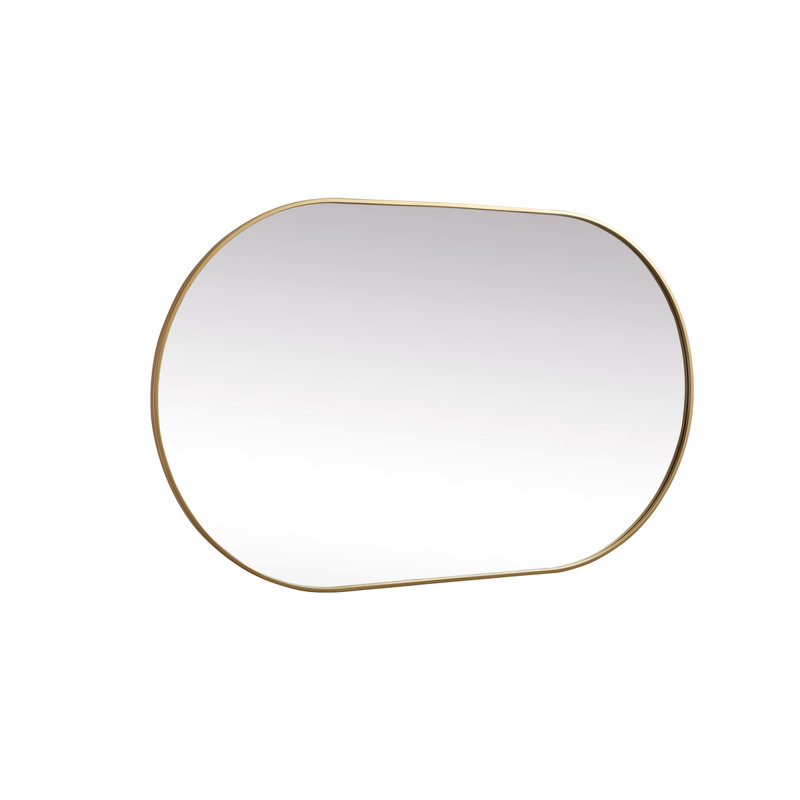 Miroir mural Elington, Laiton, 60 po x 36 po 