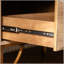Commode moderne à 6 tiroirs en bois clair au design élégant pour le rangement de la chambre à coucher, du salon et du couloir
