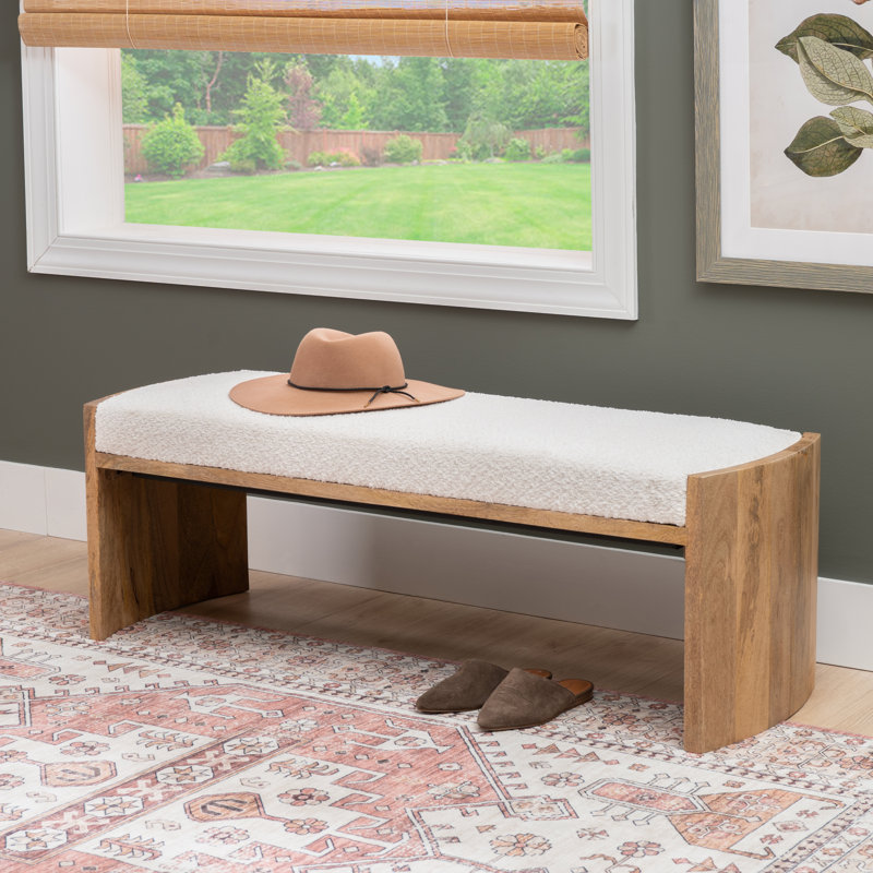 Wylam Upholstered Wood Bench