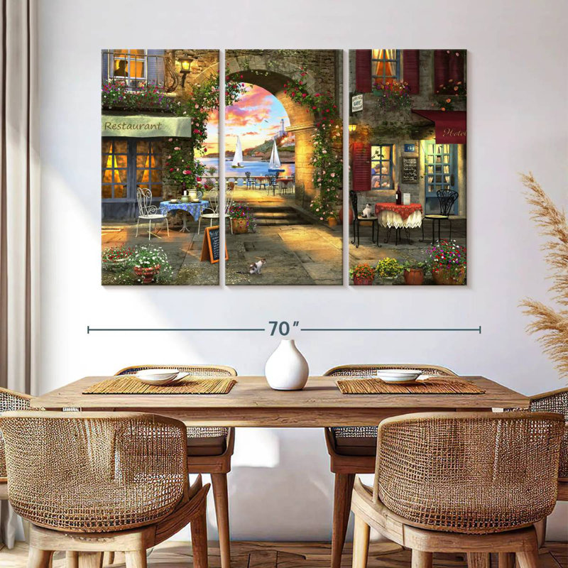 Sireci Mediterranean Evening, 42" H x 65" W