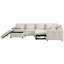 Lit modulaire coulissant 117 * 90 po avec table rabattable, lampe de lecture et de type C, rangement, 6 coussins, look, chenille, combinaison pour la maison moderne, conception modulaire en chenille, charge réglable-1830511526