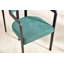 Ensemble de 2 chaises de salle à manger modernes rembourrées avec pieds en métal noir Boucle-1909771868