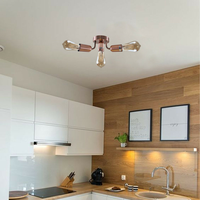 Neravetla Flush Mount, Copper, Yes