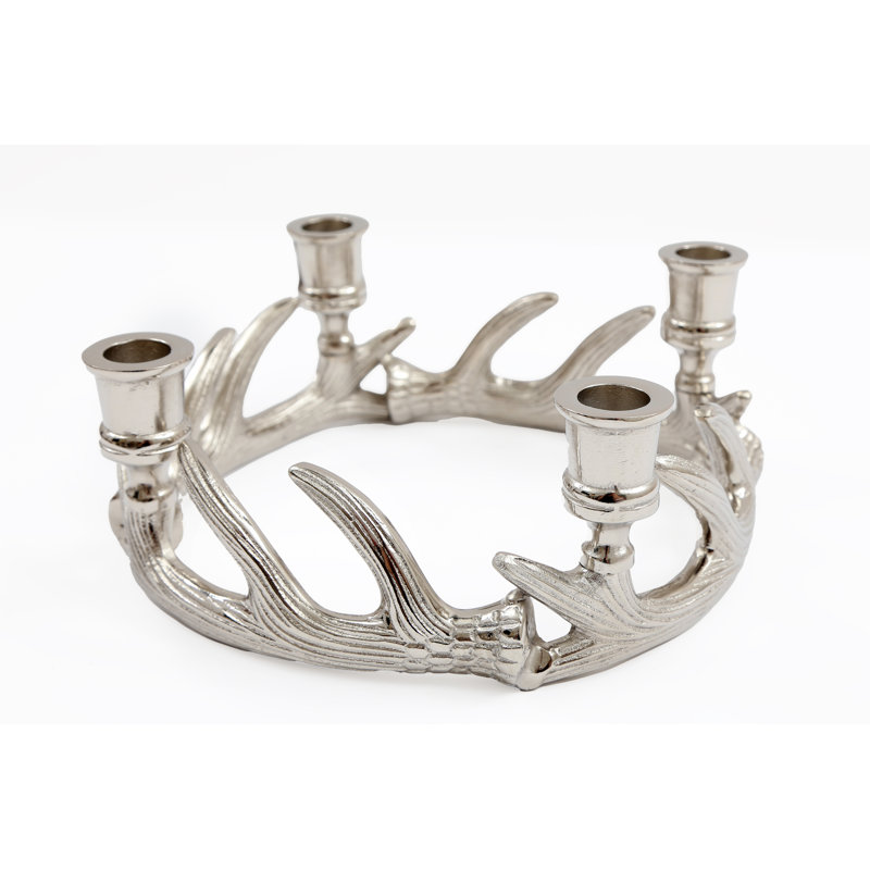Aluminum Tabletop Candelabra