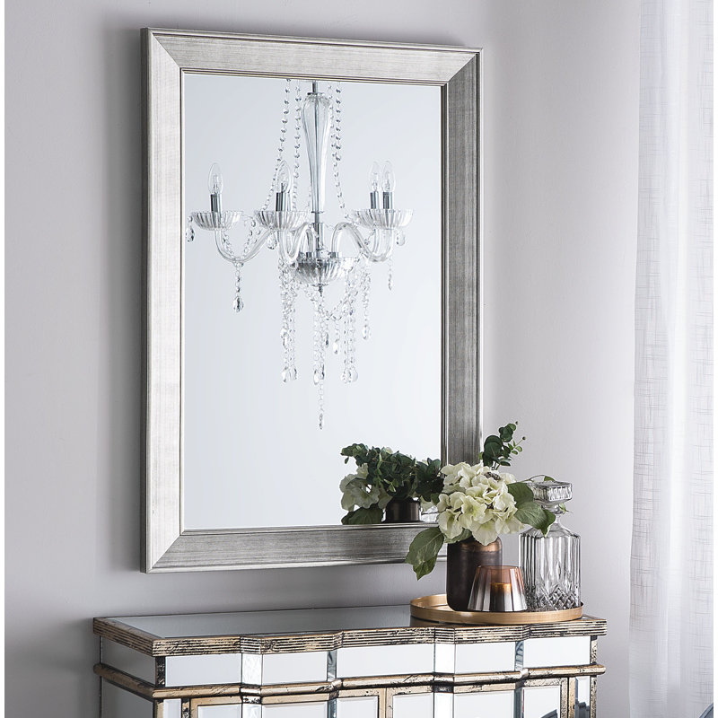 Caston Flat Wall Mirror, 91cm H x 61cm W
