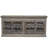Ranch Style 4 Antique Door 88" Long Sideboard In Distressed Finish