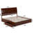 Lamayia Solid Wood Sleigh Platform Bed with Footboard and Storage Drawers-2033809128-2061774705