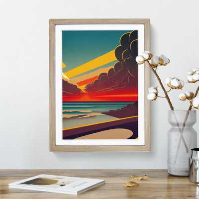 Ocean Sunset No.3 Framed Print