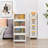 Aarn 4 - Piece Plastic Organizer, Stackable Storage Boxes with Lids Closet Organizer Boxes